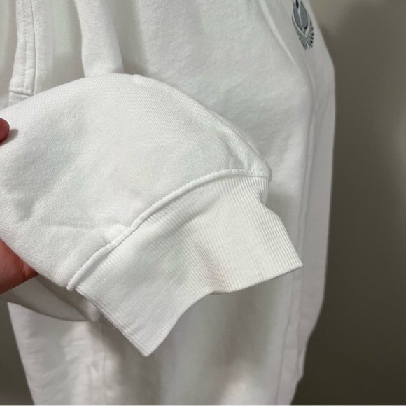 Old Navy Oversized Tunic Crewneck Sweatshirt White - Picture 10 of 12